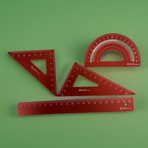 Triangle ruler protractor - triangle,