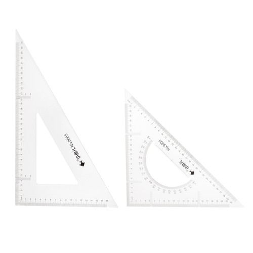 2piece triangle ruler square - triangle,