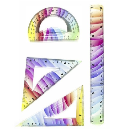 Flexible rulers set - rulers, pack