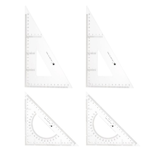 4piece triangle ruler square - 4piece,
