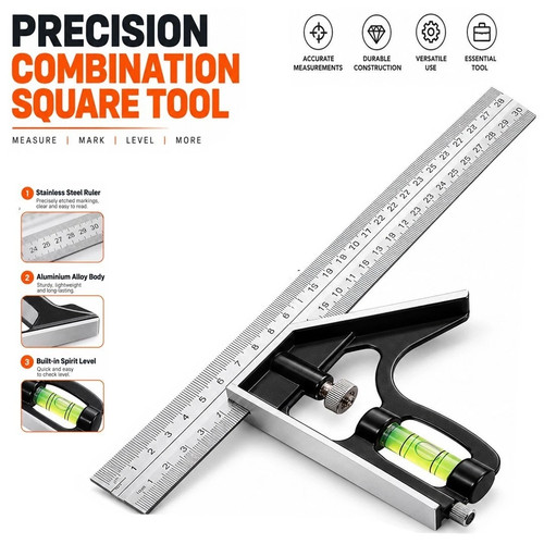 300mm combination square - 300mm,