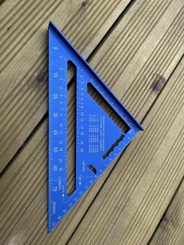 7inch triangle ruler - , aluminum