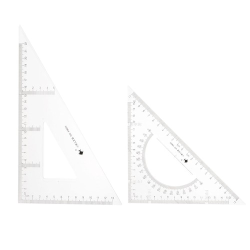 Pcs triangle ruler square - 2,