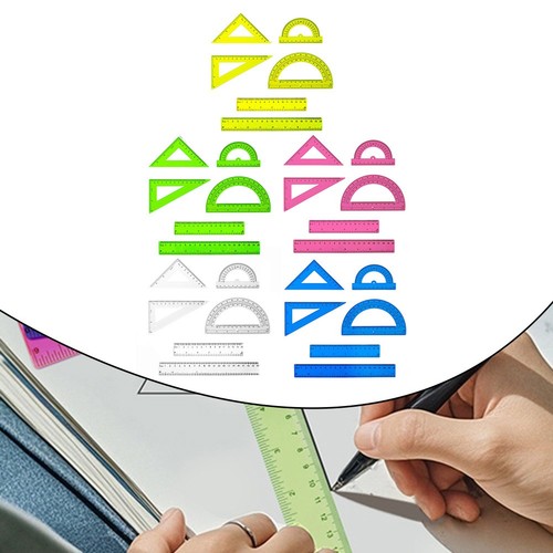 Piece clear plastic math - piece,