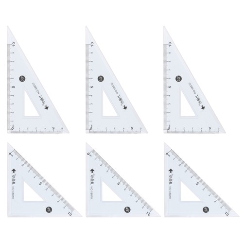 6piece triangle ruler square - 6piece,