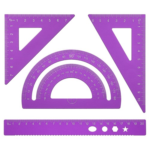 Triangle ruler protractor - triangle,