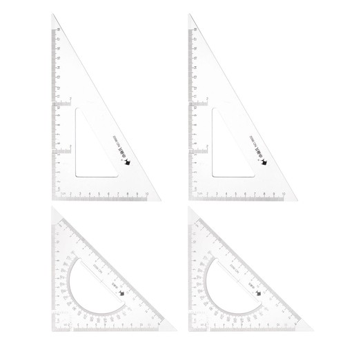 4piece triangle ruler square - 4piece,