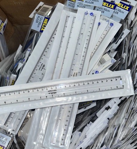 Helix ruler 30cm 12inch - 30cm/12inch, batch