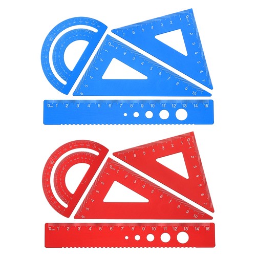 Triangle ruler protractor - ruler,