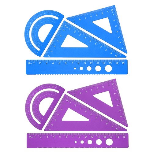 Triangle ruler protractor - triangle,