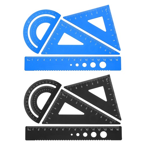 Triangle ruler protractor - ruler,