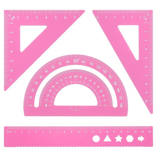 Triangle ruler protractor - ruler,