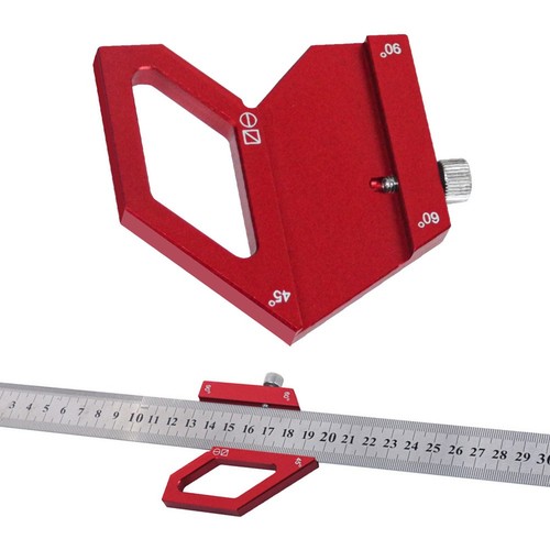 Angle scriber and - angle, ruler
