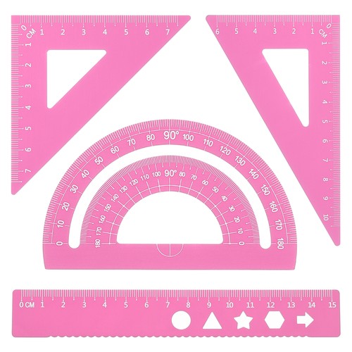 Triangle ruler protractor - triangle,