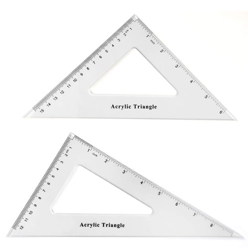 Large triangle ruler - large,