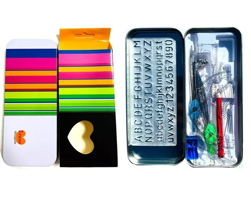 Neon math set - neon, with