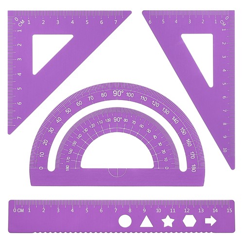 Triangle ruler protractor - triangle,