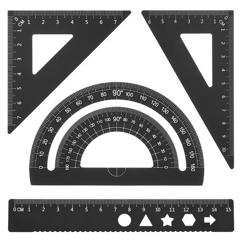 Triangle ruler protractor - triangle,