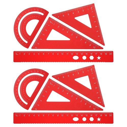 Triangle ruler protractor - ruler,
