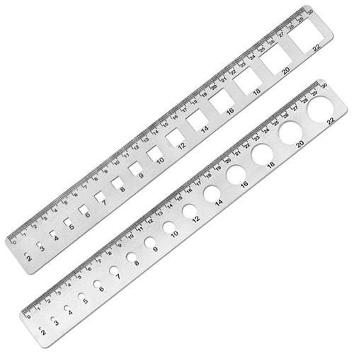 Stainless steel ruler - ruler, for