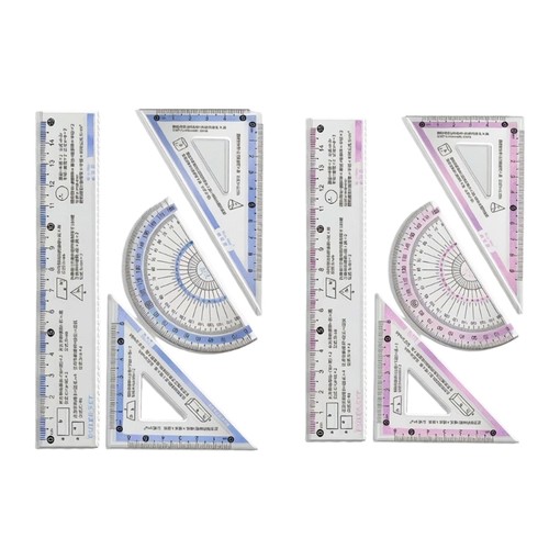 Math drafting ruler set - math,