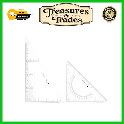 2piece triangle ruler square - ruler,