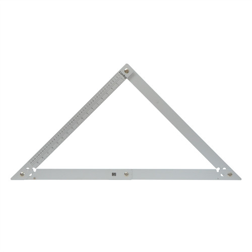 Aluminium folding square - aluminium,