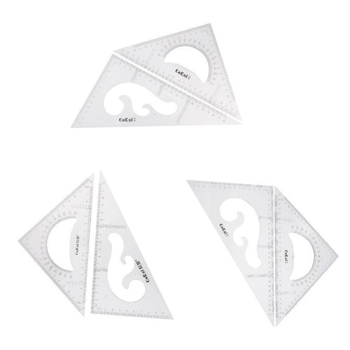 Set triangular ruler - 2,