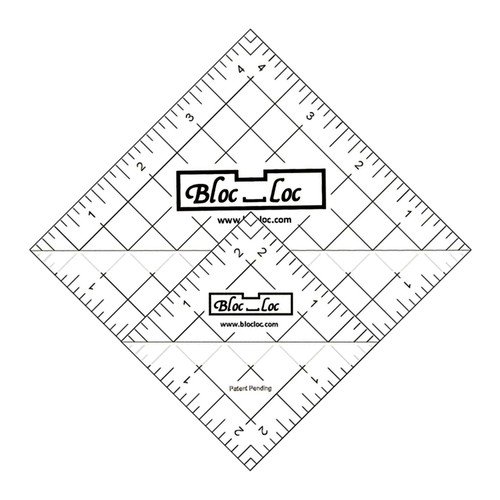 Half square triangle ruler - triangle, set