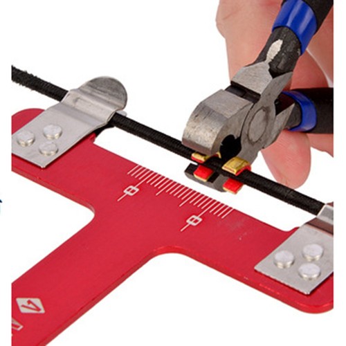 Sleek square bow ruler - square,